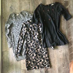 Bundle of fall winter dresses from Loft Ann Taylor